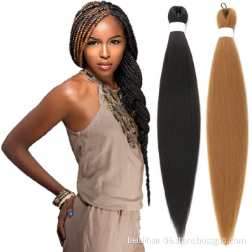 Top Quality Extension Hair Crochet for African Hair Expression Ombre Braids Easy Braid Pre Stretched Synthetic Braiding Hair
